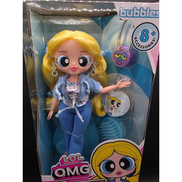 LOL Surprise OMG Powerpuff Girls Bubbles Doll With Accessories - Picture 2 of 12